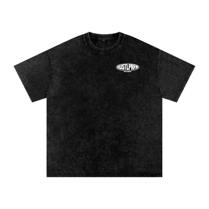 BLACKOUT HUSTLPRFM  Snow-Wash Oversized T-Shirt